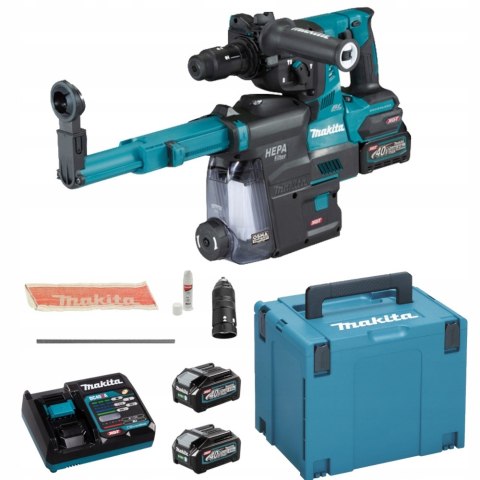 MAKITA AKUMULATOROWA MŁOTOWIERTARKA SDS HR004GM202 XGT 40V