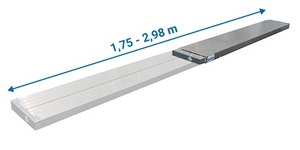 Teleskopowa platforma robocza TeleBoard 123701